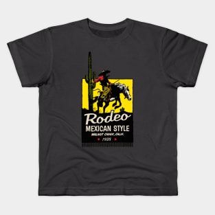 Vintage Mexican Rodeo Kids T-Shirt